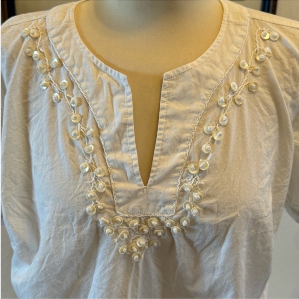 Gap Beaded Shell Split Neck - image 3
